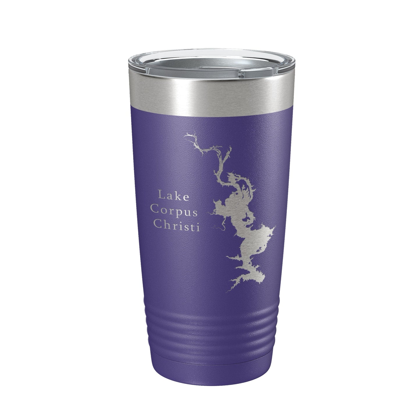 Lake Corpus Christi Map Tumbler Travel Mug Insulated Laser Engraved Coffee Cup Texas 20 oz-15