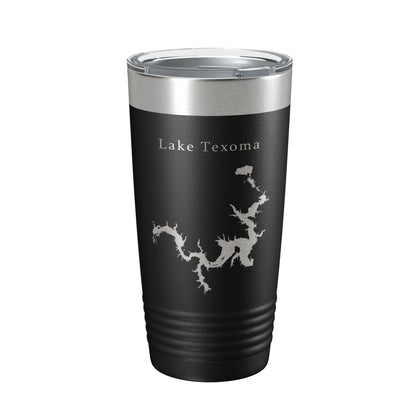 Lake Texoma Map Tumbler Travel Mug Insulated Laser Engraved Coffee Cup Oklahoma Texas 20 oz-5