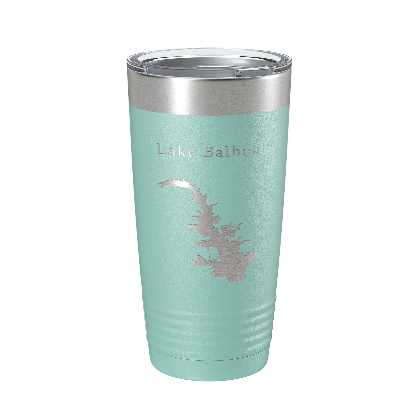 Lake Balboa Map Tumbler Travel Mug Insulated Laser Engraved Coffee Cup Hot Springs Village Arkansas 20 oz-12