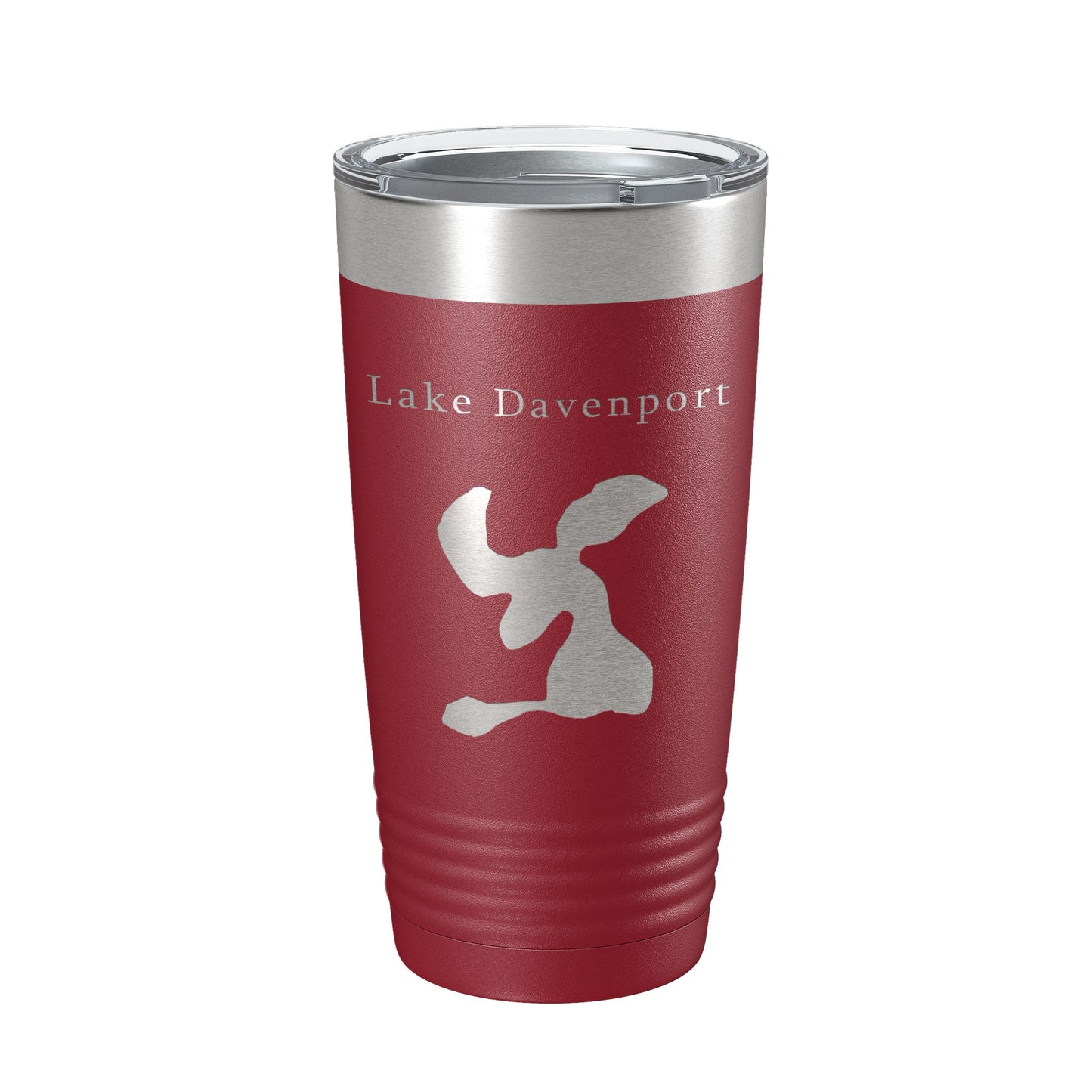 Lake Davenport Map Tumbler Travel Mug Insulated Laser Engraved Coffee Cup Florida 20 oz-18