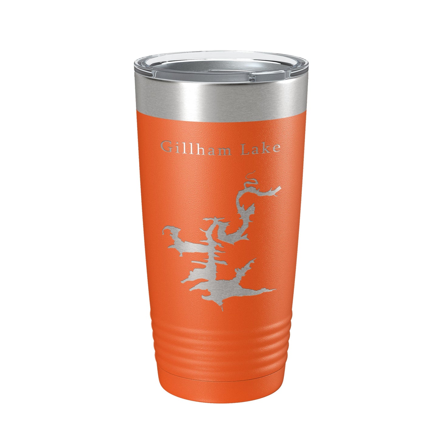 Gillham Lake Map Tumbler Travel Mug Insulated Laser Engraved Coffee Cup Arkansas 20 oz-17