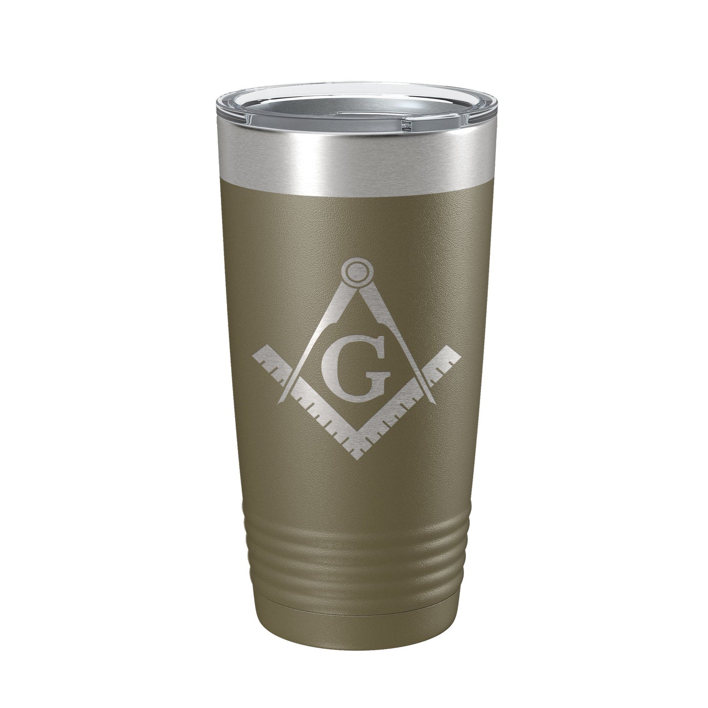 Freemason Tumbler Symbol Travel Mug Gift Insulated Laser Engraved Coffee Cup Compass Square 20 oz-21