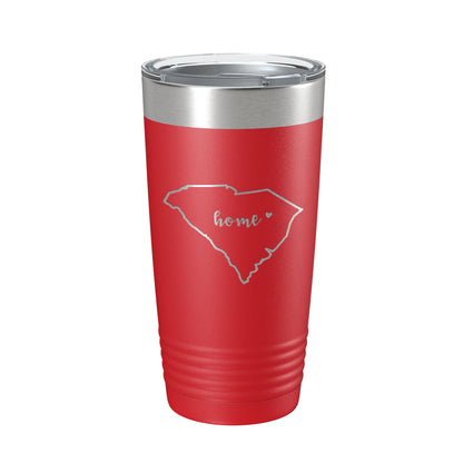 South Carolina Tumbler Home State Travel Mug Insulated Laser Engraved Map Coffee Cup 20 oz-10