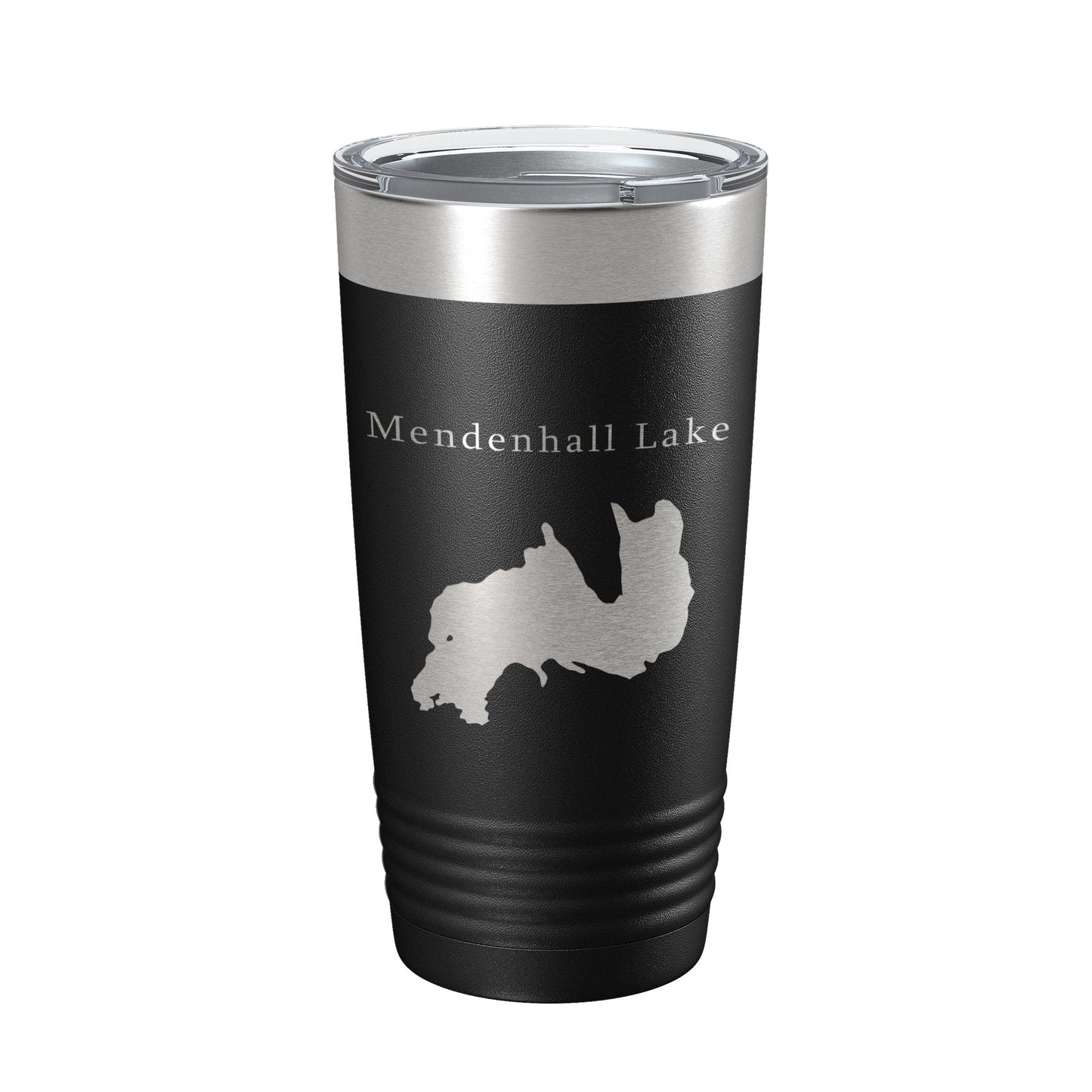 Mendenhall Lake Map Tumbler Travel Mug Insulated Laser Engraved Coffee Cup Alaska 20 oz-5