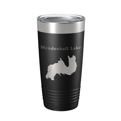 Mendenhall Lake Map Tumbler Travel Mug Insulated Laser Engraved Coffee Cup Alaska 20 oz-5