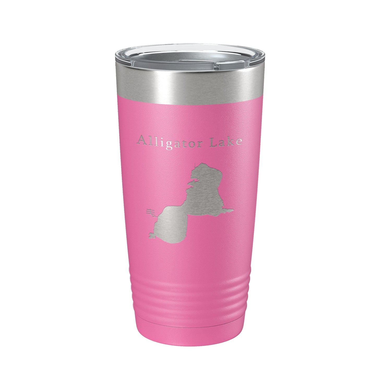 Alligator Lake Map Tumbler Travel Mug Insulated Laser Engraved Coffee Cup Osceola Kissimmee Florida 20 oz-11