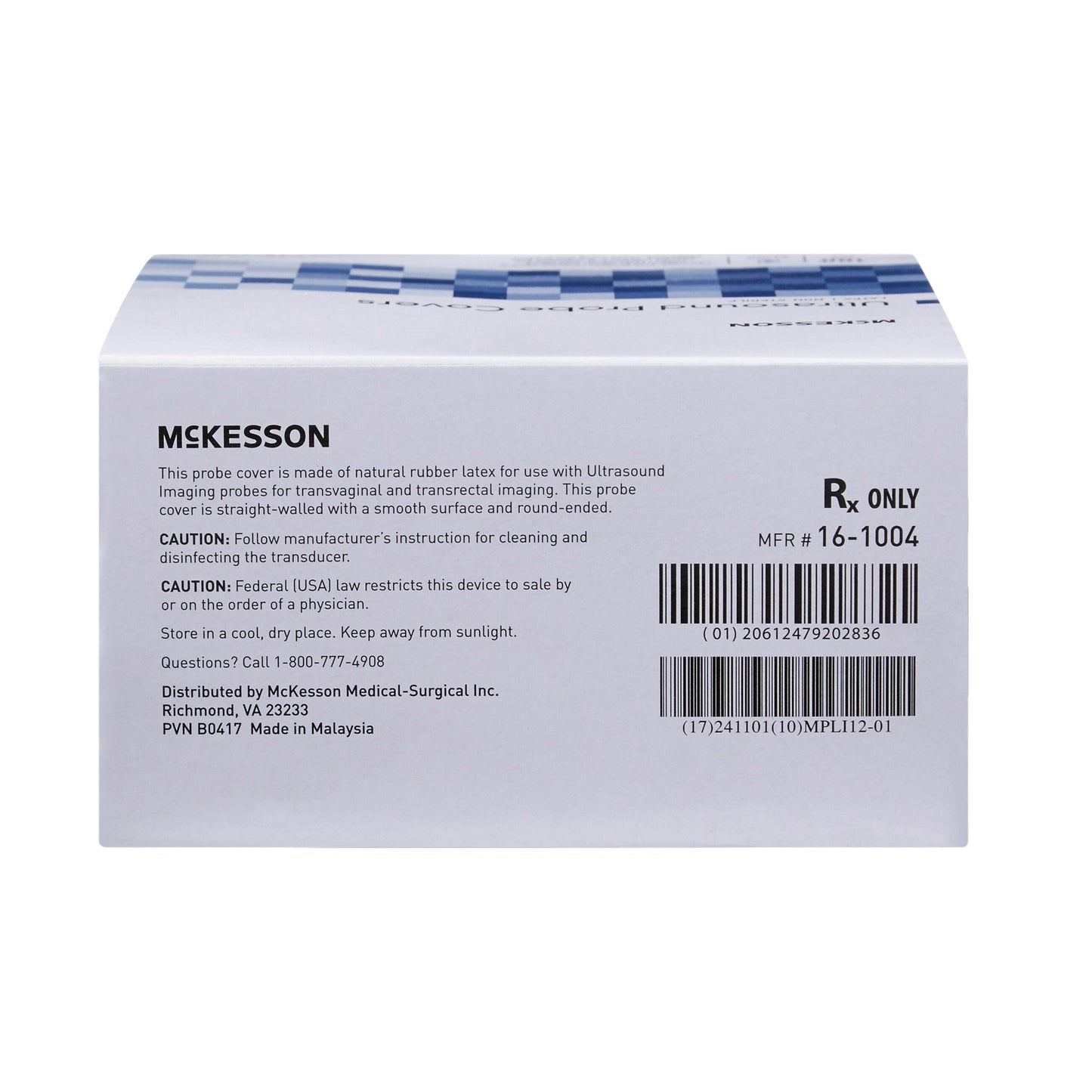 Ultrasound Probe Cover McKesson 1-1/4 X 8 Inch Latex NonSterile Rolled