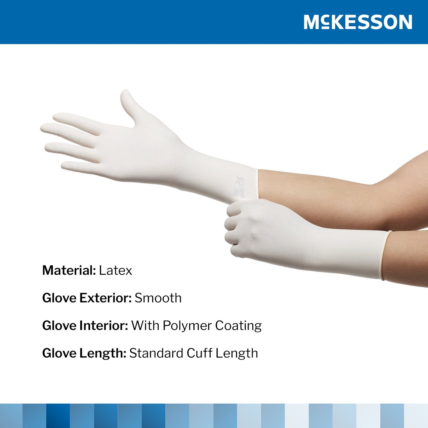 Surgical Glove McKesson Perry® Performance Plus Size 8 Sterile Latex Standard Cuff Length Smooth Cream Chemo Tested