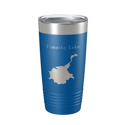 Timothy Lake Map Tumbler Travel Mug Insulated Laser Engraved Coffee Cup Oregon 20 oz-6