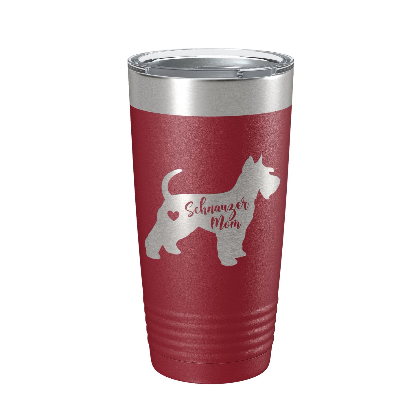 Schnauzer Mom Tumbler Dog Travel Mug Gift Insulated Laser Engraved Coffee Cup 20 oz-18