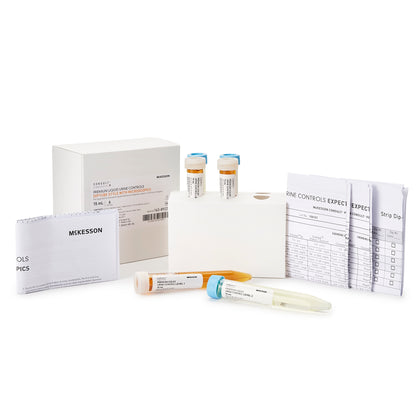Urine Chemistry Control Set McKesson Consult™ Microscopic Testing Positive Level / Negative Level 3 Level 1 (Abnormal) 15 mL Tubes, 3 Level 2 (Normal with hCG) 15 mL Tubes