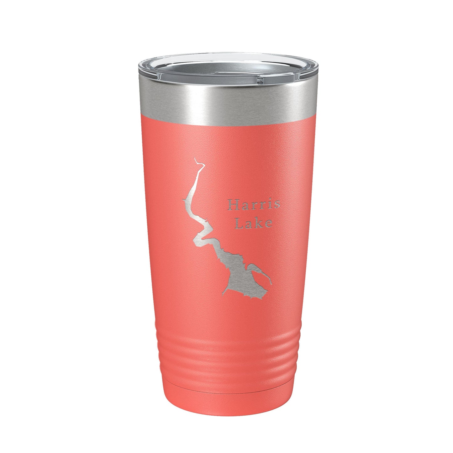 Harris Lake Map Tumbler Travel Mug Insulated Laser Engraved Coffee Cup Alabama 20 oz-20
