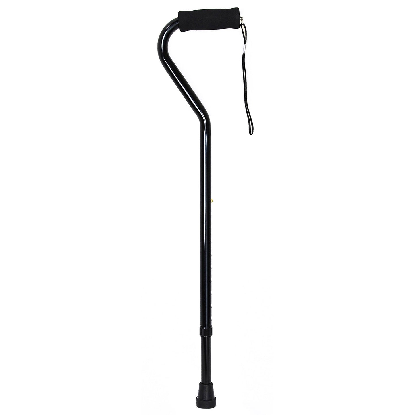 Offset Cane McKesson Aluminum 30 to 39 Inch Height Black