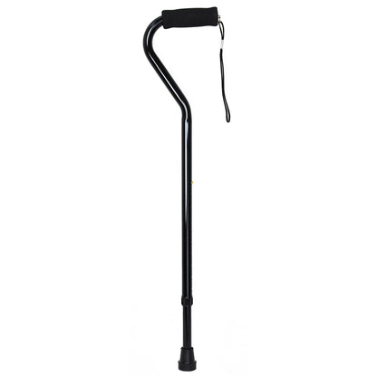 Offset Cane McKesson Aluminum 30 to 39 Inch Height Black