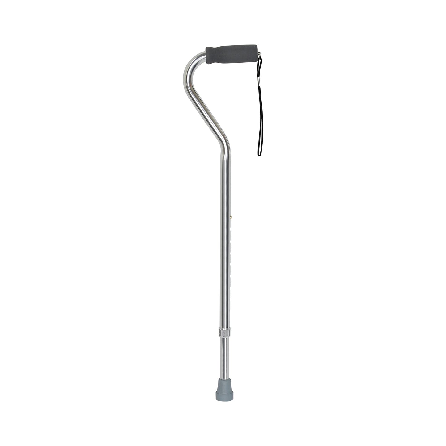 Offset Cane McKesson Aluminum 30 to 39 Inch Height Silver