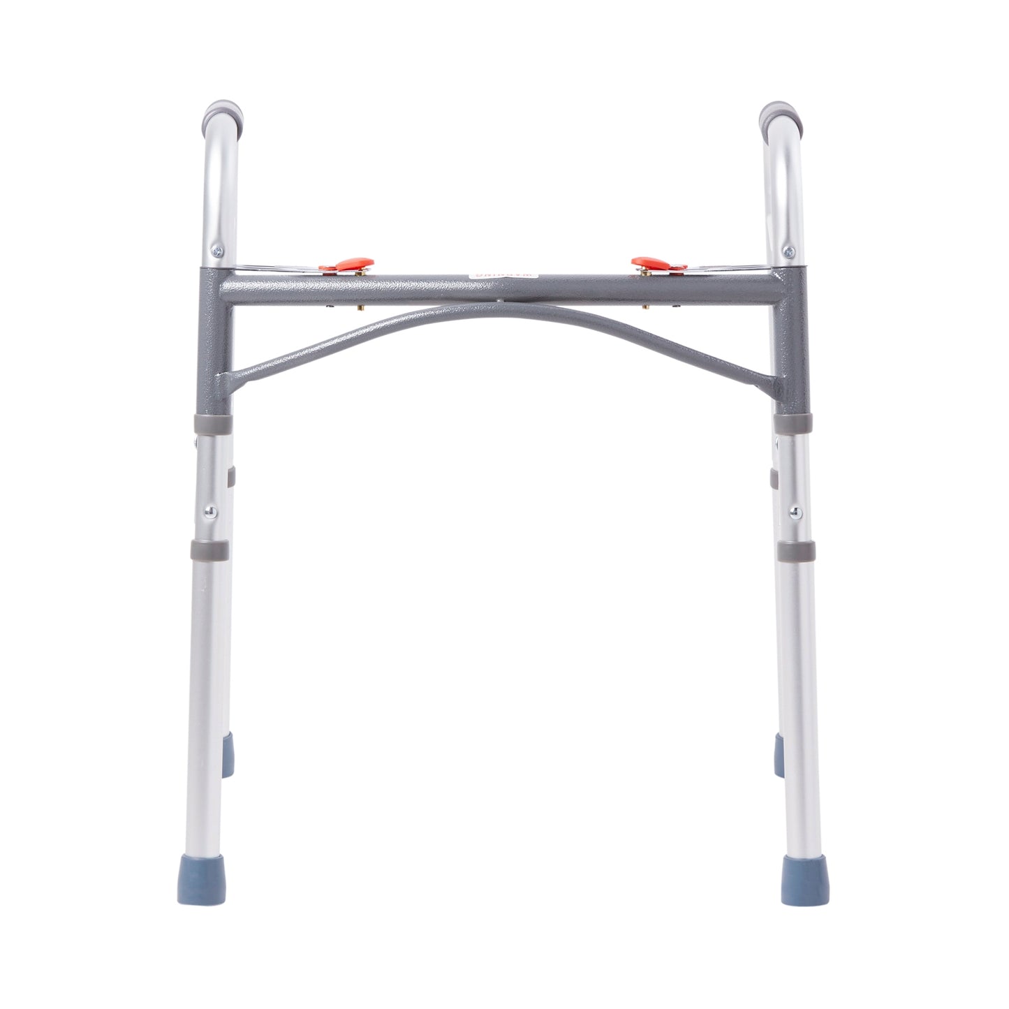 Dual Release Folding Walker Adjustable Height McKesson Aluminum Frame 350 lbs. Weight Capacity 25 to 32 Inch Height