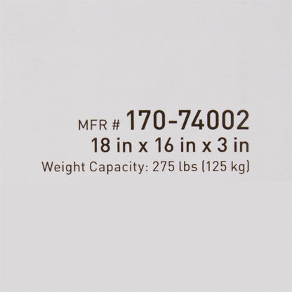 Seat Cushion McKesson 18 W X 16 L X 3 D Inch Foam / Gel