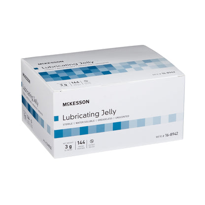 Lubricating Jelly McKesson 3 Gram Individual Packet Sterile