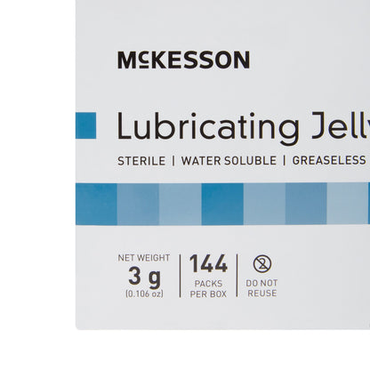 Lubricating Jelly McKesson 3 Gram Individual Packet Sterile