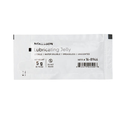 Lubricating Jelly McKesson 5 Gram Individual Packet Sterile