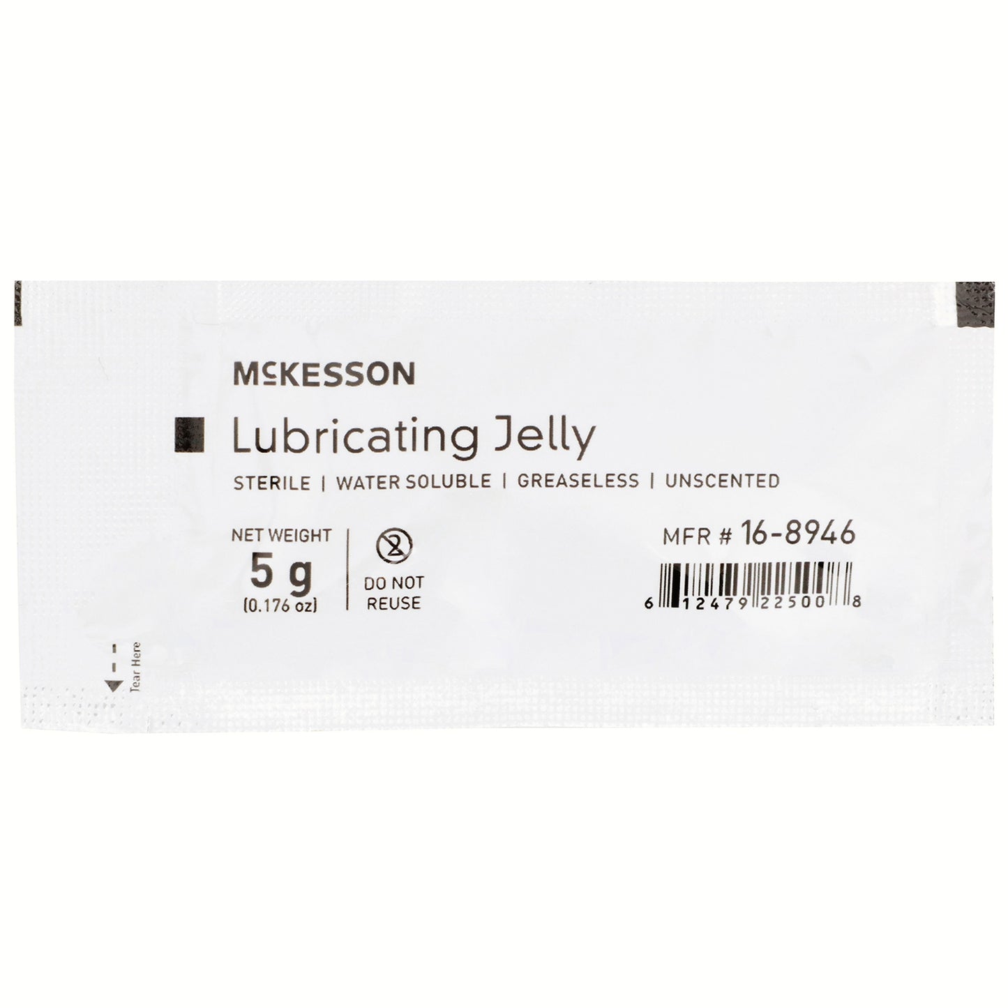 Lubricating Jelly McKesson 5 Gram Individual Packet Sterile