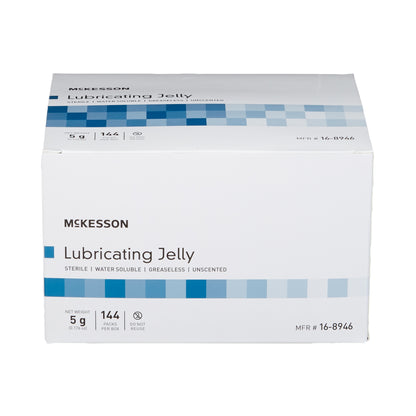 Lubricating Jelly McKesson 5 Gram Individual Packet Sterile