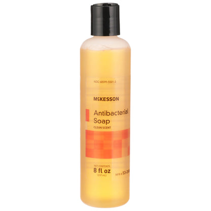 Antibacterial Soap McKesson Liquid 8 oz. Bottle Clean Scent