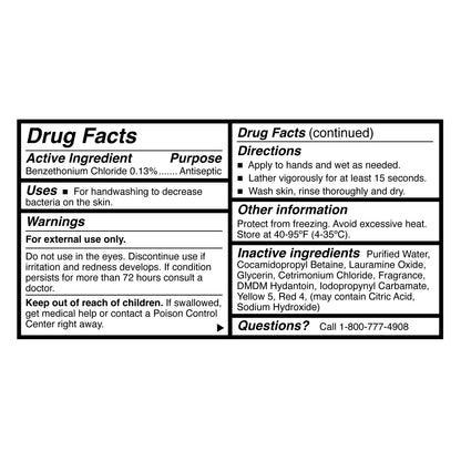 Antibacterial Soap McKesson Foaming 8.5 oz. Pump Bottle Clean Scent