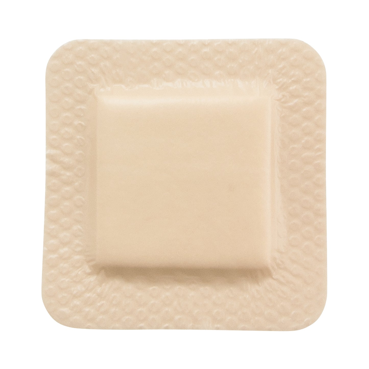 Thin Foam Dressing McKesson Lite 6 X 6 Inch With Border Film Backing Silicone Gel Adhesive Square Sterile