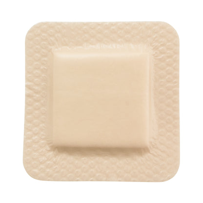 Thin Foam Dressing McKesson Lite 6 X 6 Inch With Border Film Backing Silicone Gel Adhesive Square Sterile