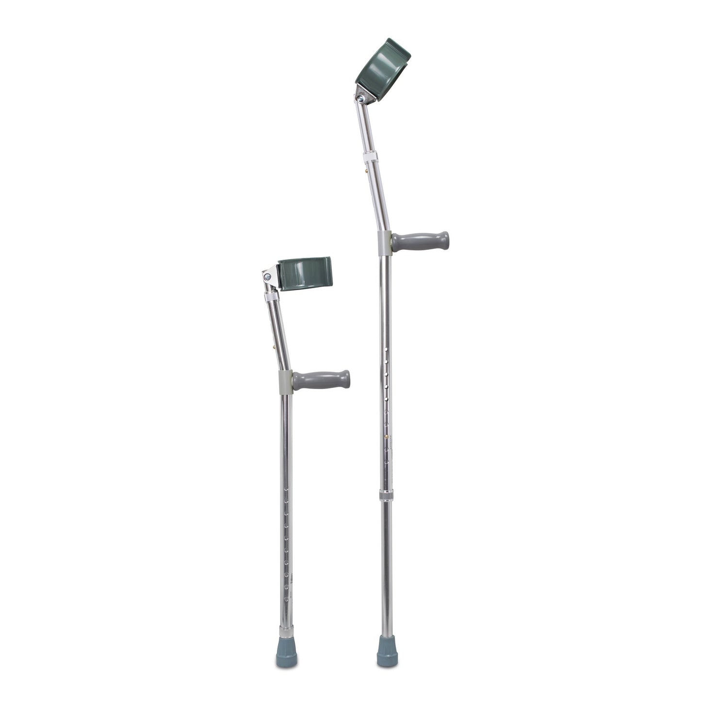 Forearm Crutches Mckesson Adult Steel Frame 300 lbs. Weight Capacity