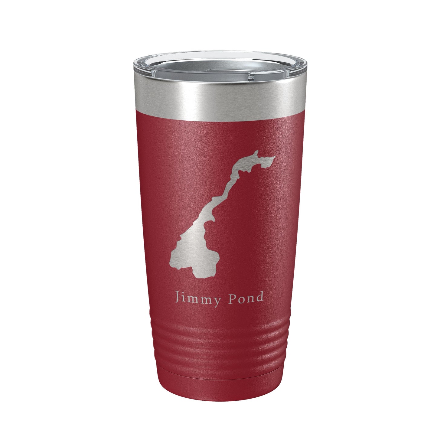 Jimmy Pond Tumbler Lake Map Travel Mug Insulated Laser Engraved Coffee Cup Maine 20 oz-18