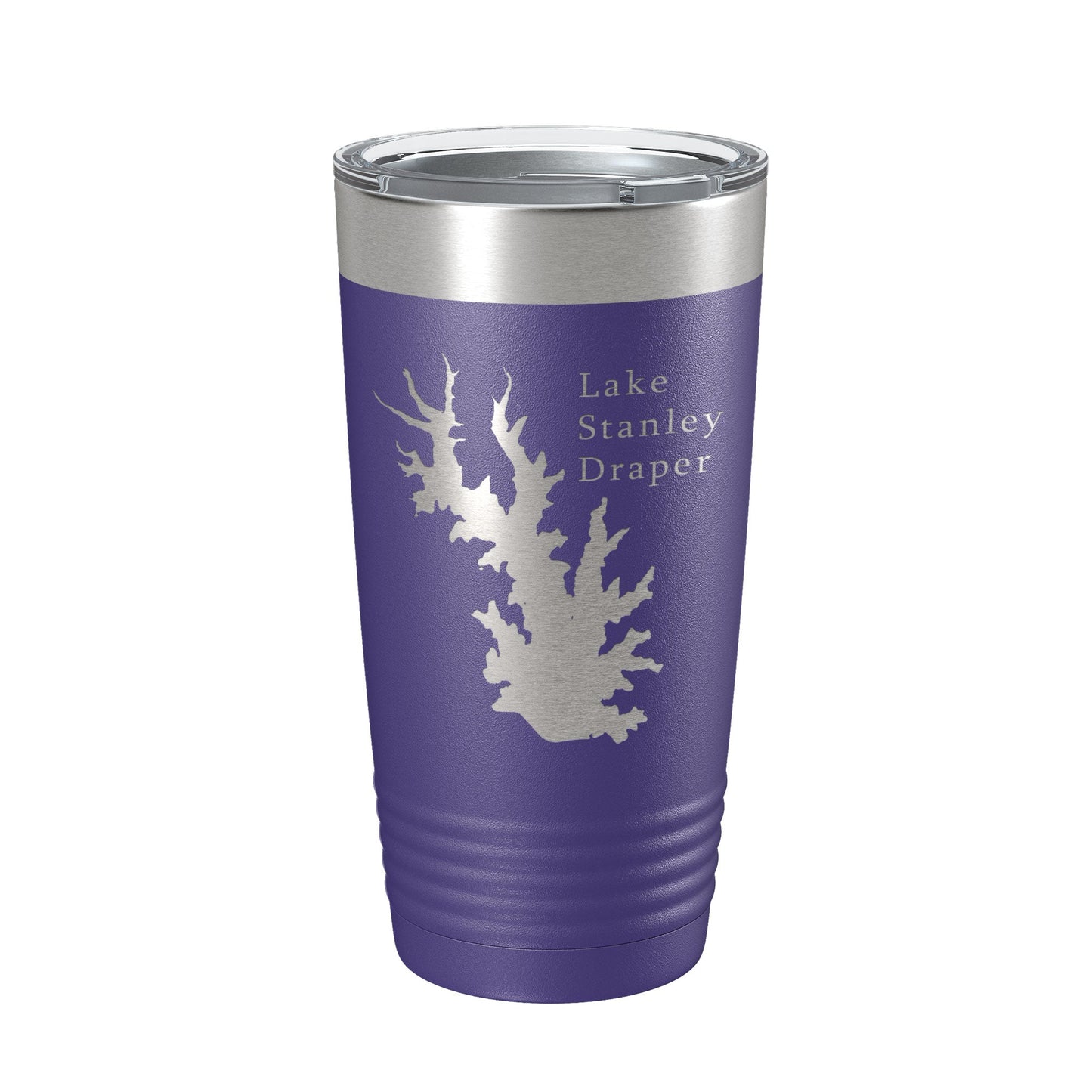 Lake Stanley Draper Map Tumbler Travel Mug Insulated Laser Engraved Coffee Cup Oklahoma 20 oz-15