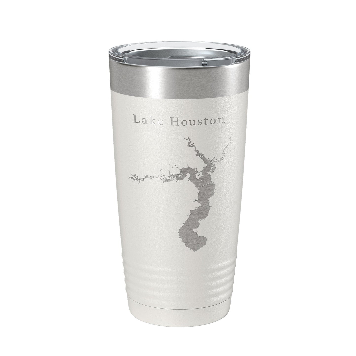 Lake Houston Map Tumbler Travel Mug Insulated Laser Engraved Coffee Cup Texas 20 oz-7
