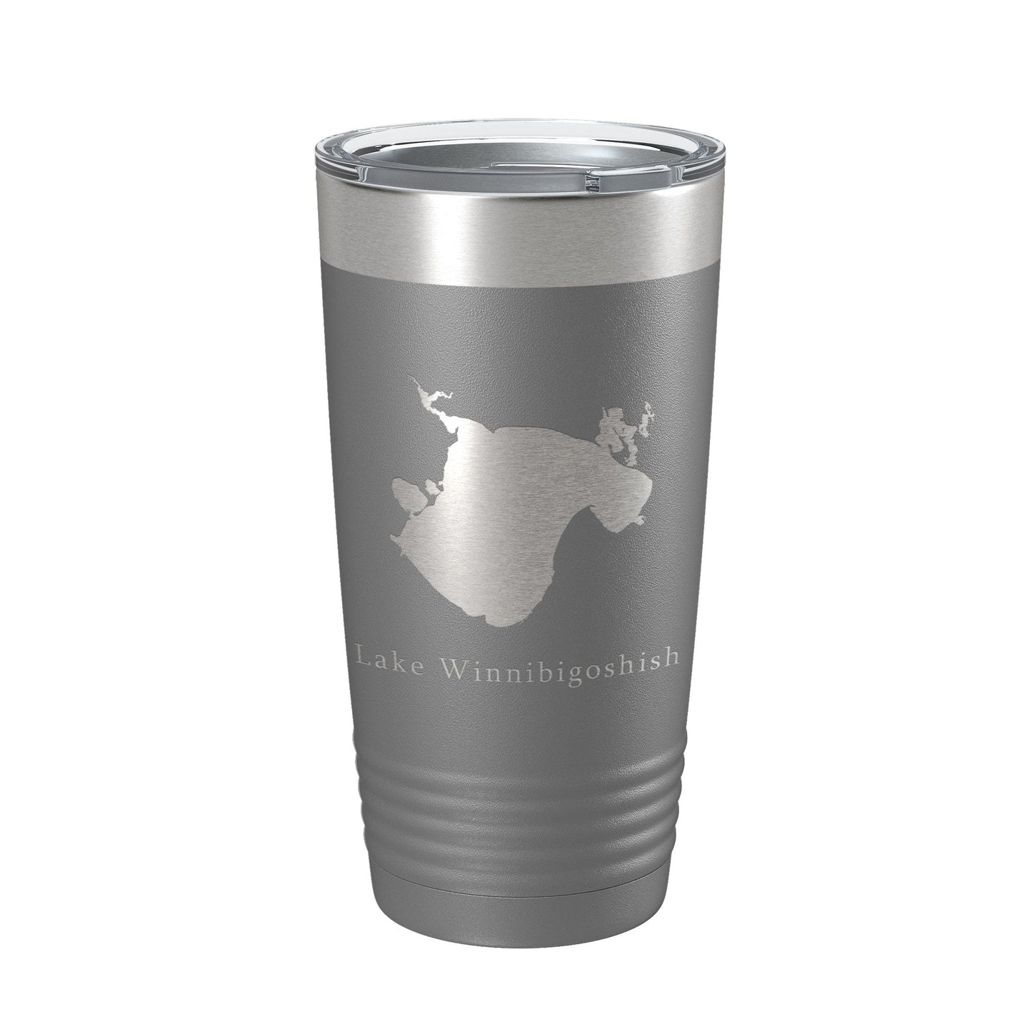 Lake Winnibigoshish Map Tumbler Travel Mug Insulated Laser Engraved Coffee Cup Minnesota 20 oz-16
