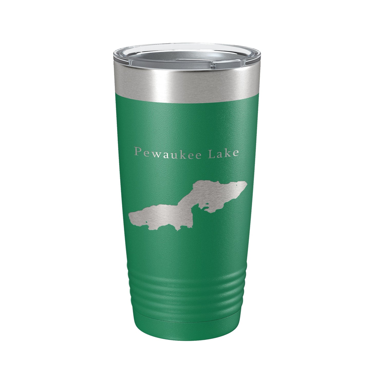 Pewaukee Lake Map Tumbler Travel Mug Insulated Laser Engraved Coffee Cup Wisconsin 20 oz-9