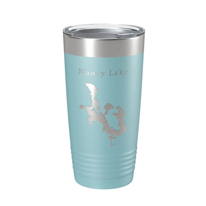 Nancy Lake Map Tumbler Travel Mug Insulated Laser Engraved Coffee Cup Alaska 20 oz-13