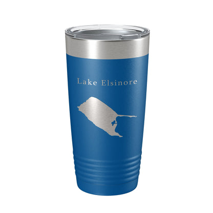 Lake Elsinore Map Tumbler Travel Mug Insulated Laser Engraved Coffee Cup California 20 oz-6