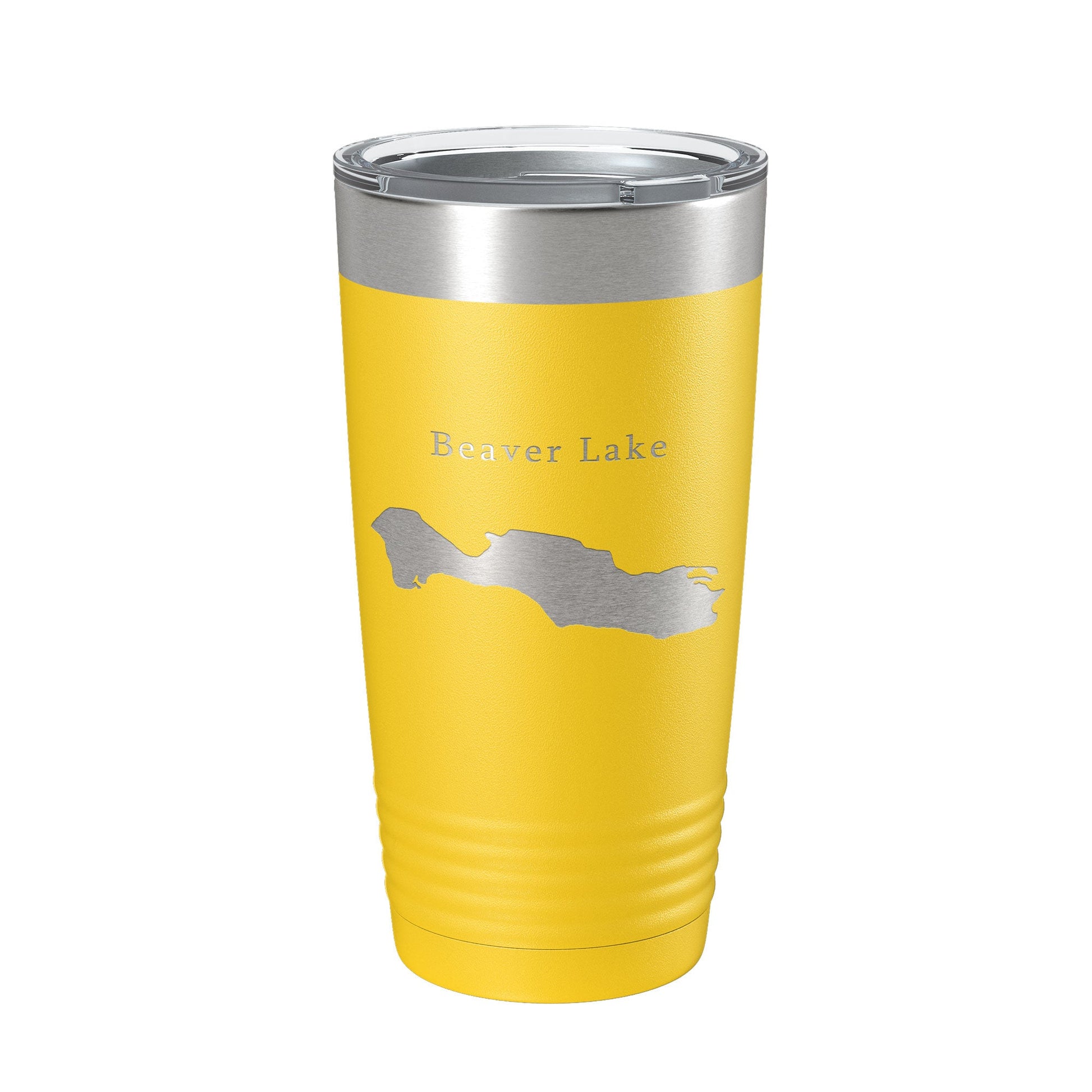 Beaver Lake Map Tumbler Travel Mug Insulated Laser Engraved Coffee Cup Asheville North Carolina 20 oz-4