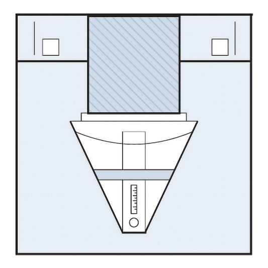 Obstetrics / Gynecology Drape McKesson Under Buttocks Drape 32 W X 45 L Inch Sterile