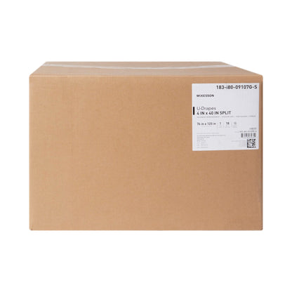 Orthopedic Drape McKesson U-Drape with Split 76 W X 120 L Inch Sterile