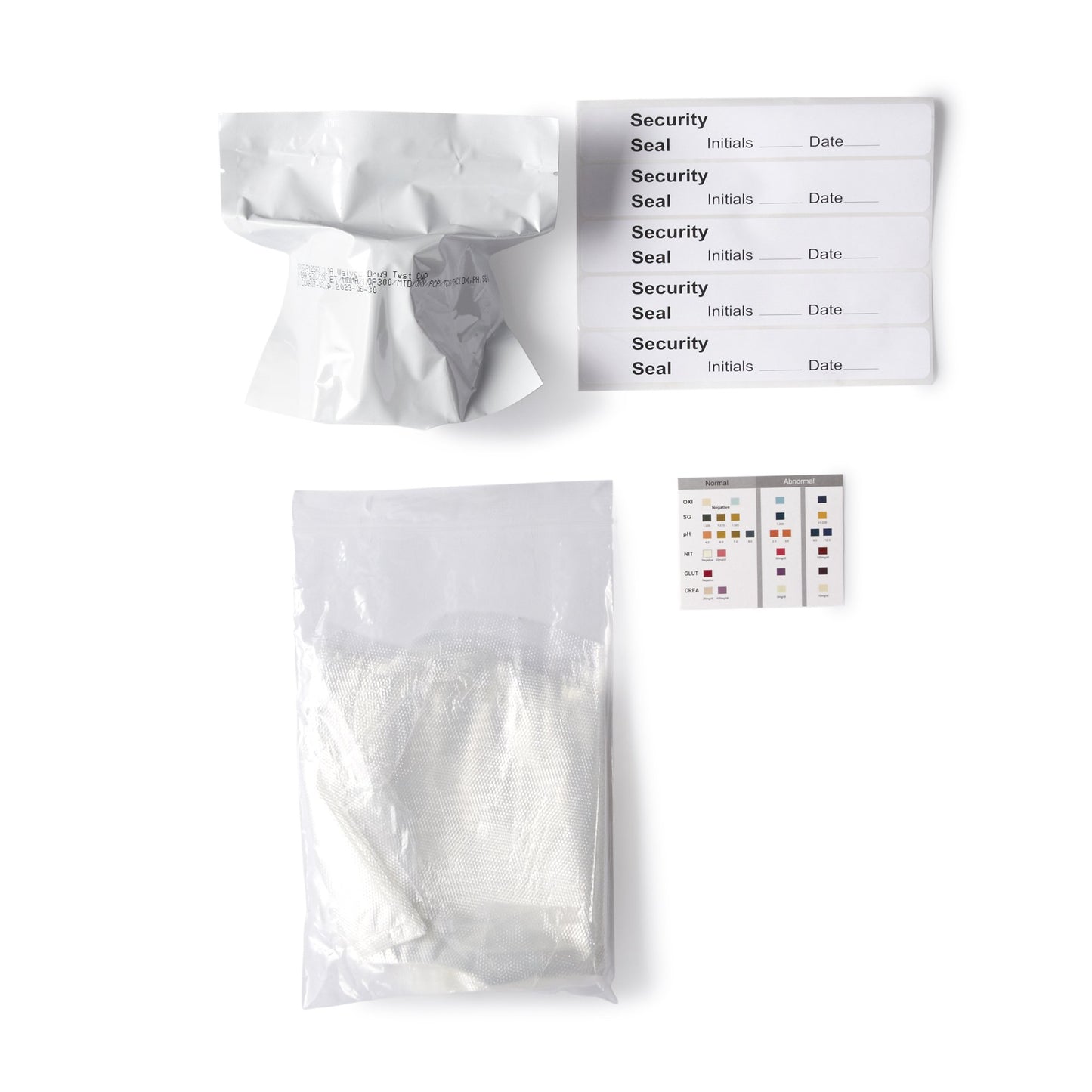 Drugs of Abuse Test Kit McKesson AMP, BAR, BZO, COC, mAMP/MET, MDMA, MOP300, MTD, OXY, PCP, TCA, THC (OX, pH, SG) 25 Tests CLIA Waived
