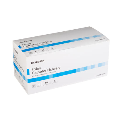 Leg Strap McKesson 2 X 24 Inch Length, Dual-Locking Tabs, Stretch Material, Hook and Loop Closure, Nonsterile