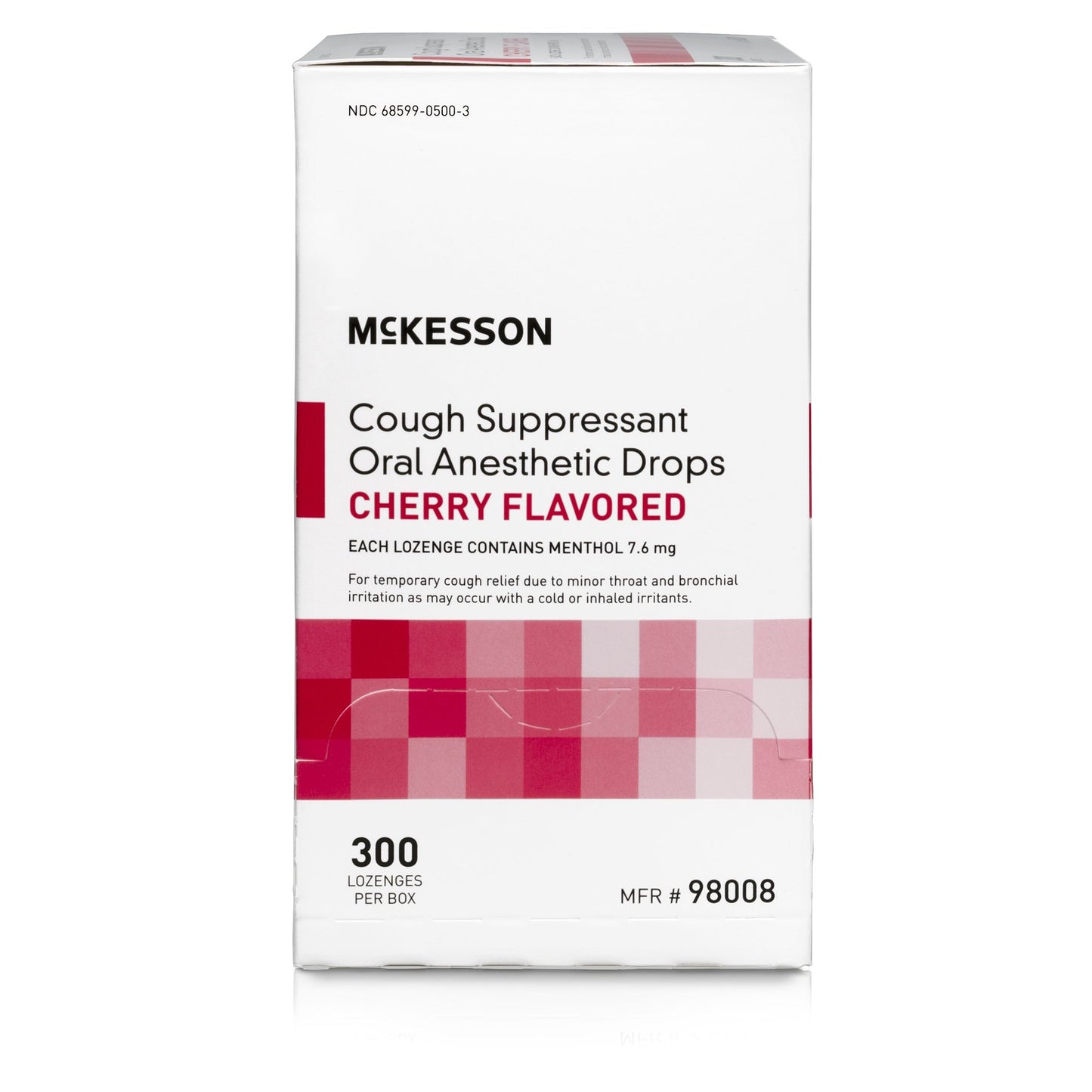 Cold and Cough Relief McKesson Brand 7.6 mg Strength Lozenge 300 per Box