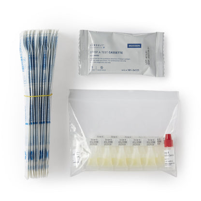 Respiratory Test Kit McKesson Consult™ Strep A Test 25 Tests CLIA Waived