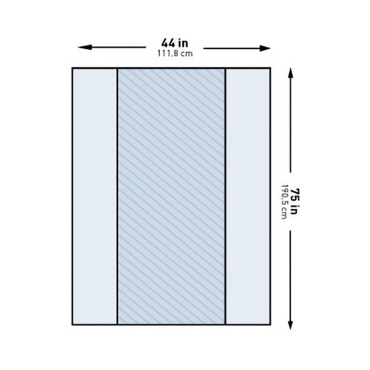 Table Drape McKesson 44 X 75 Inch For Back Table
