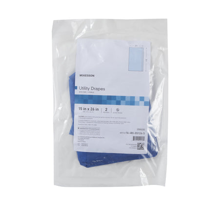 General Purpose Drape McKesson Utility Drape with Tape 15 W X 26 L Inch Sterile