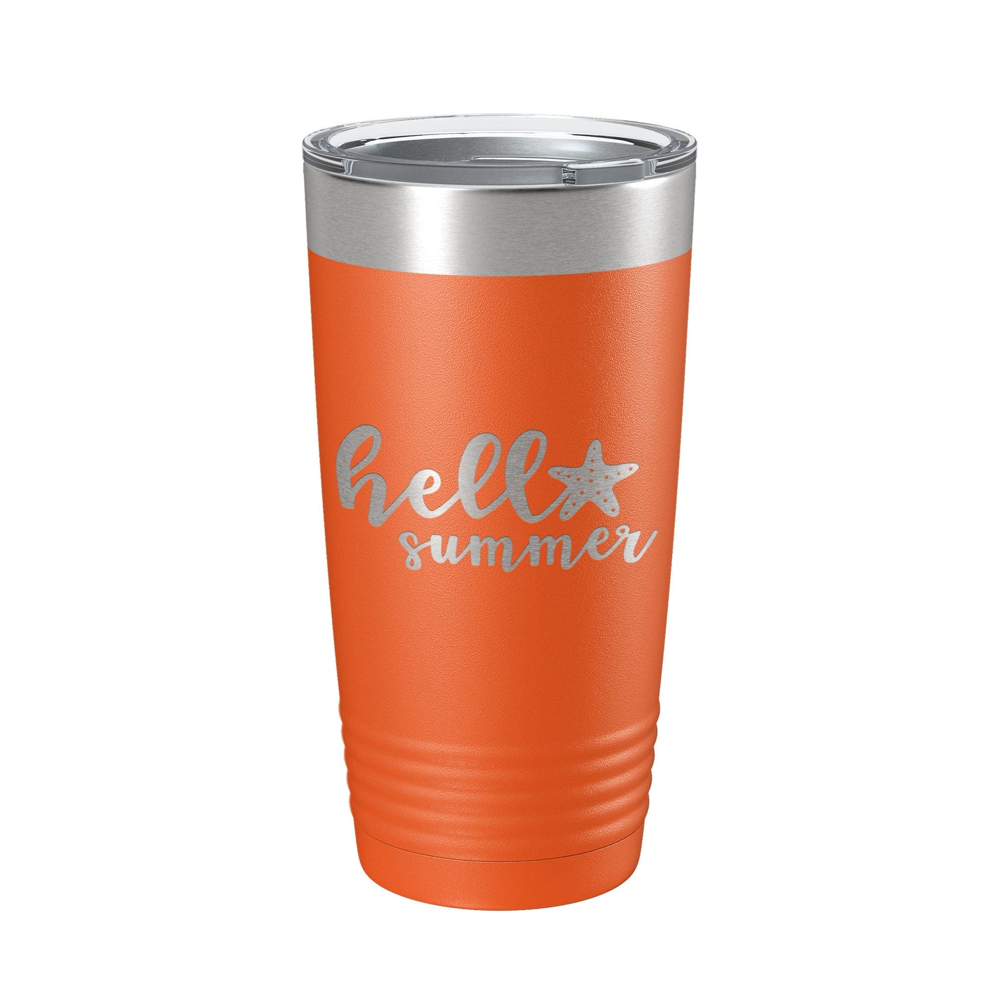 Hello Summer Tumbler Travel Mug Insulated Laser Engraved Coffee Cup 20 oz-17
