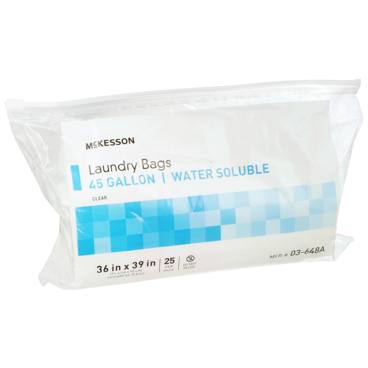 Laundry Bag McKesson Water Soluble 40 to 45 gal. Capacity 36 X 39 Inch
