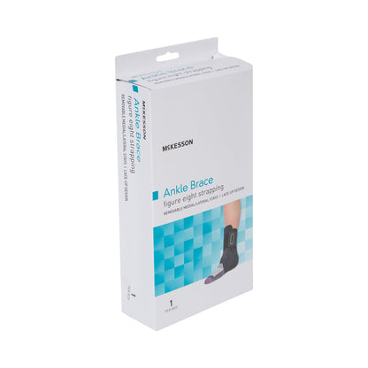 Ankle Brace McKesson X-Small Lace-Up / Figure-8 Strap / Hook and Loop Closure Foot